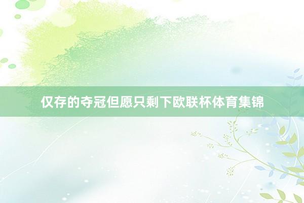 仅存的夺冠但愿只剩下欧联杯体育集锦