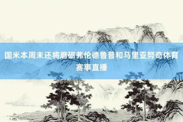 国米本周末还将磨砺弗伦德鲁普和马里亚努奇体育赛事直播