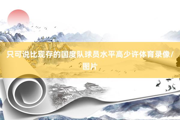 只可说比现存的国度队球员水平高少许体育录像/图片