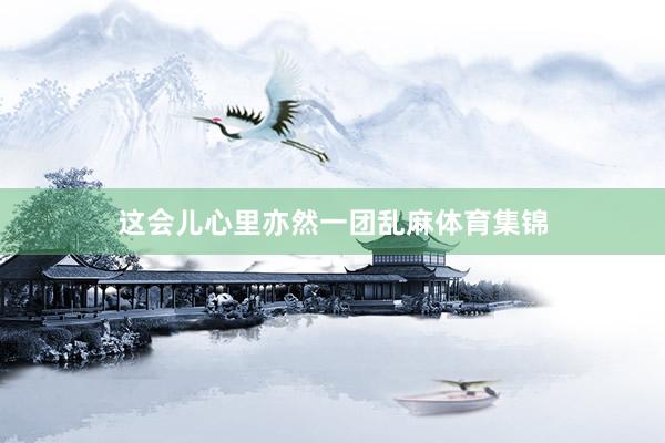 这会儿心里亦然一团乱麻体育集锦