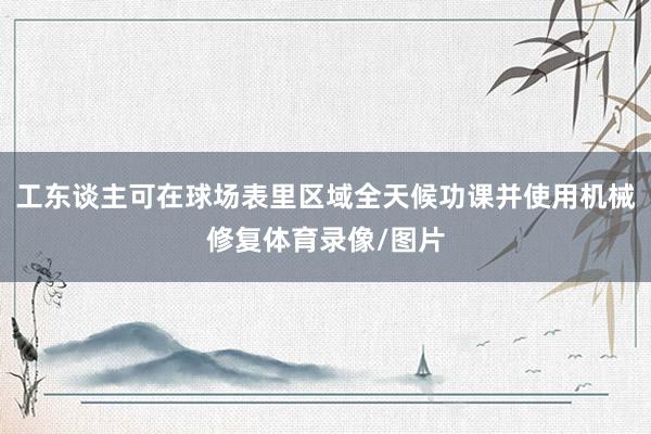 工东谈主可在球场表里区域全天候功课并使用机械修复体育录像/图片