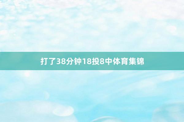 打了38分钟18投8中体育集锦