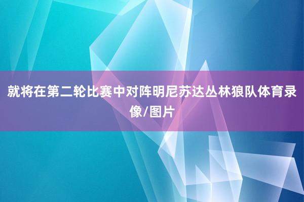 就将在第二轮比赛中对阵明尼苏达丛林狼队体育录像/图片