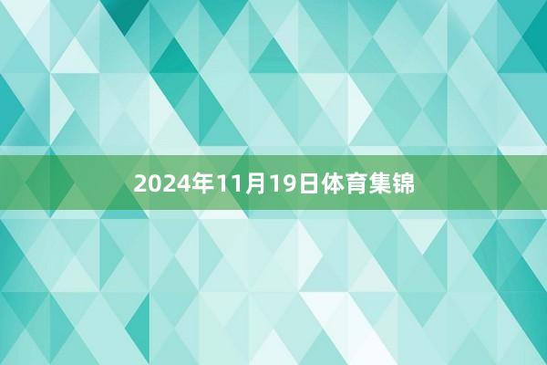 2024年11月19日体育集锦