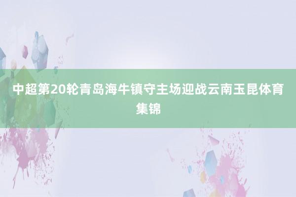 中超第20轮青岛海牛镇守主场迎战云南玉昆体育集锦