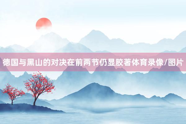 德国与黑山的对决在前两节仍显胶著体育录像/图片