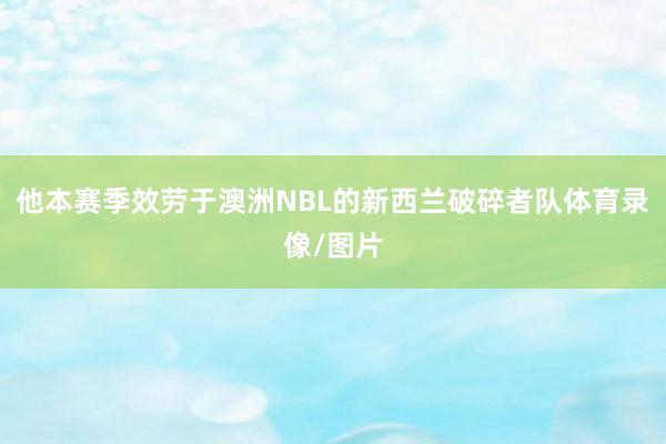 他本赛季效劳于澳洲NBL的新西兰破碎者队体育录像/图片