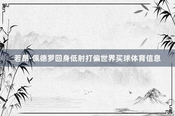 若昂·佩德罗回身低射打偏世界买球体育信息